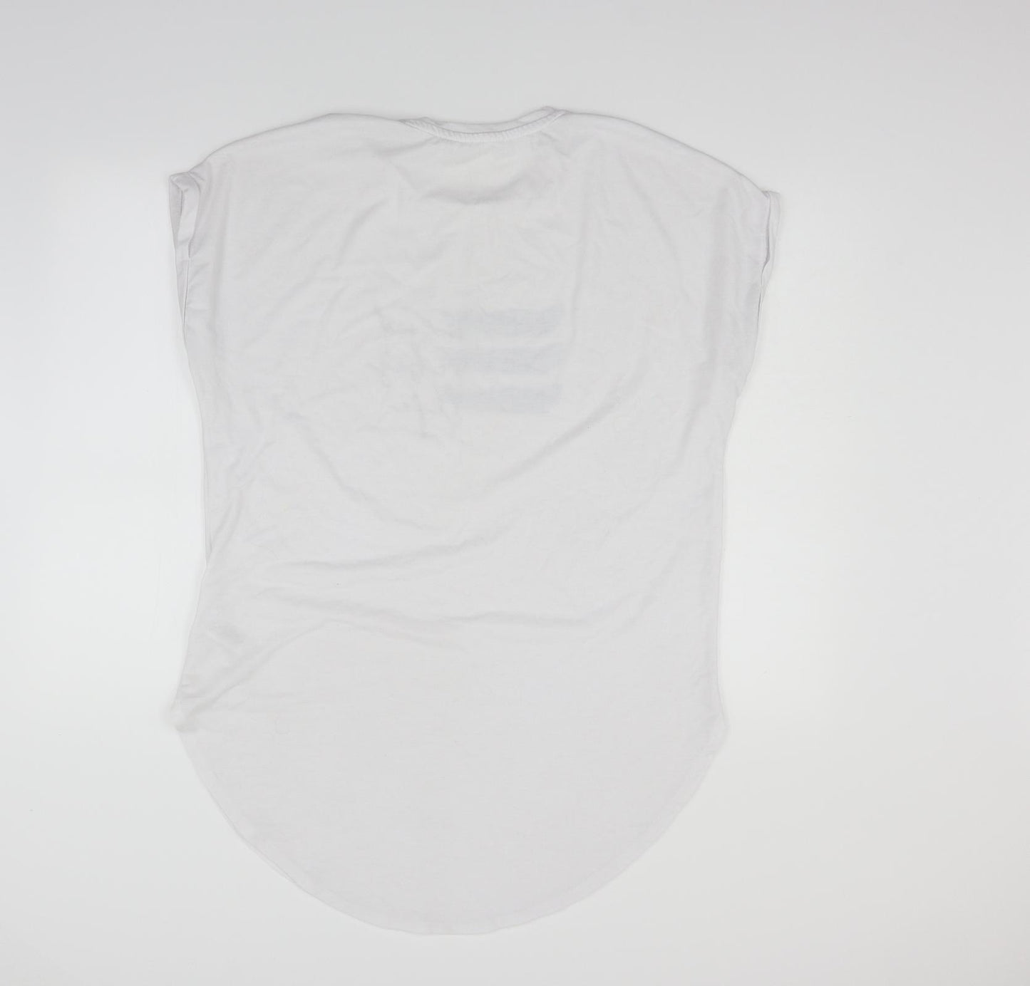 Primark Womens White   T-Shirt Dress  Size L