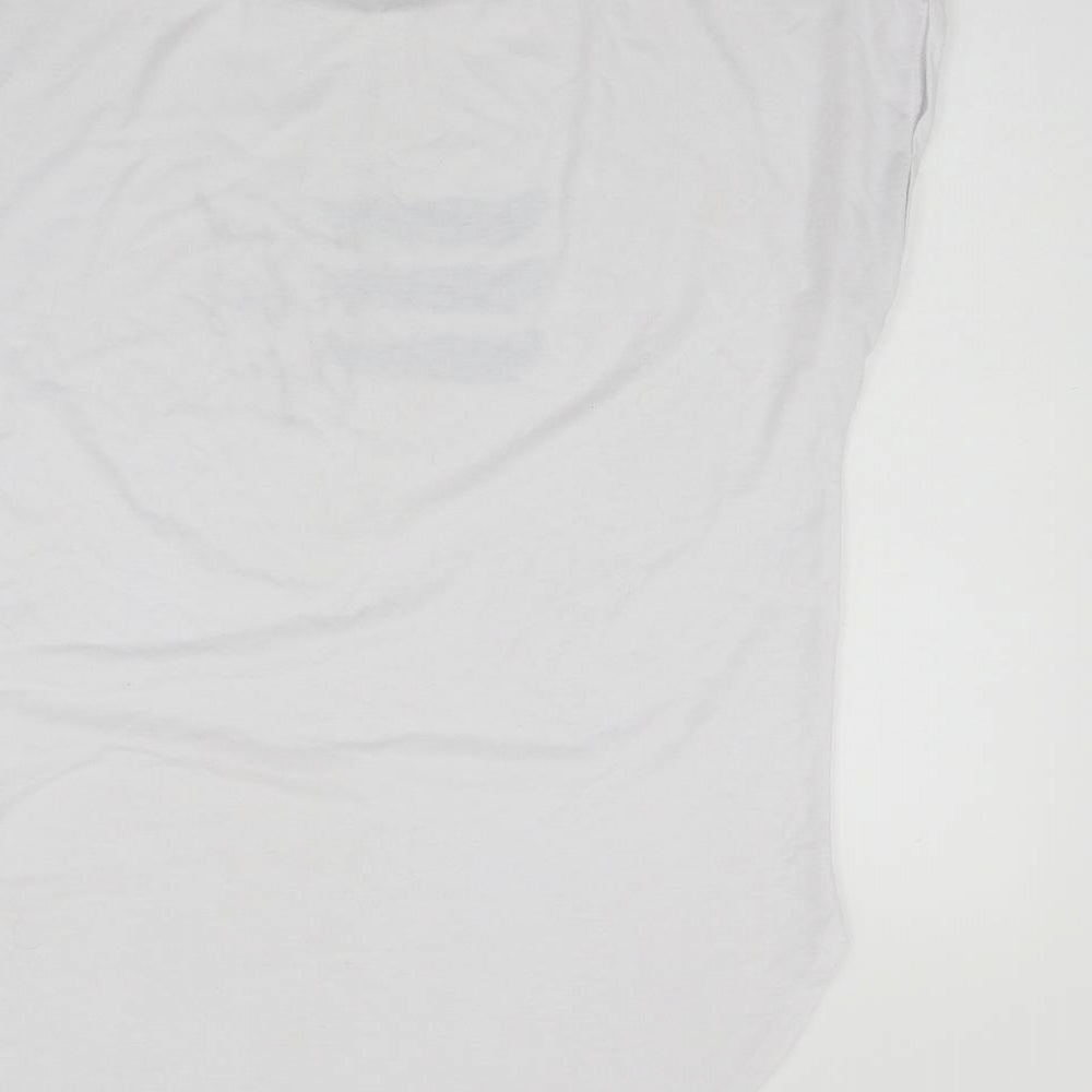 Primark Womens White   T-Shirt Dress  Size L
