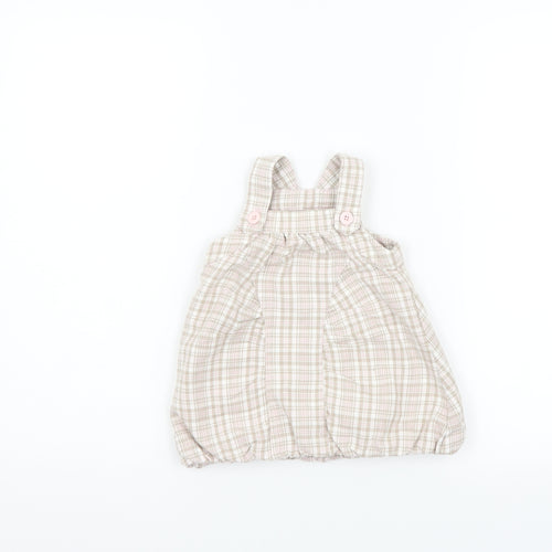 Cherokee Girls Pink Check  Fit & Flare  Size 3-6 Months