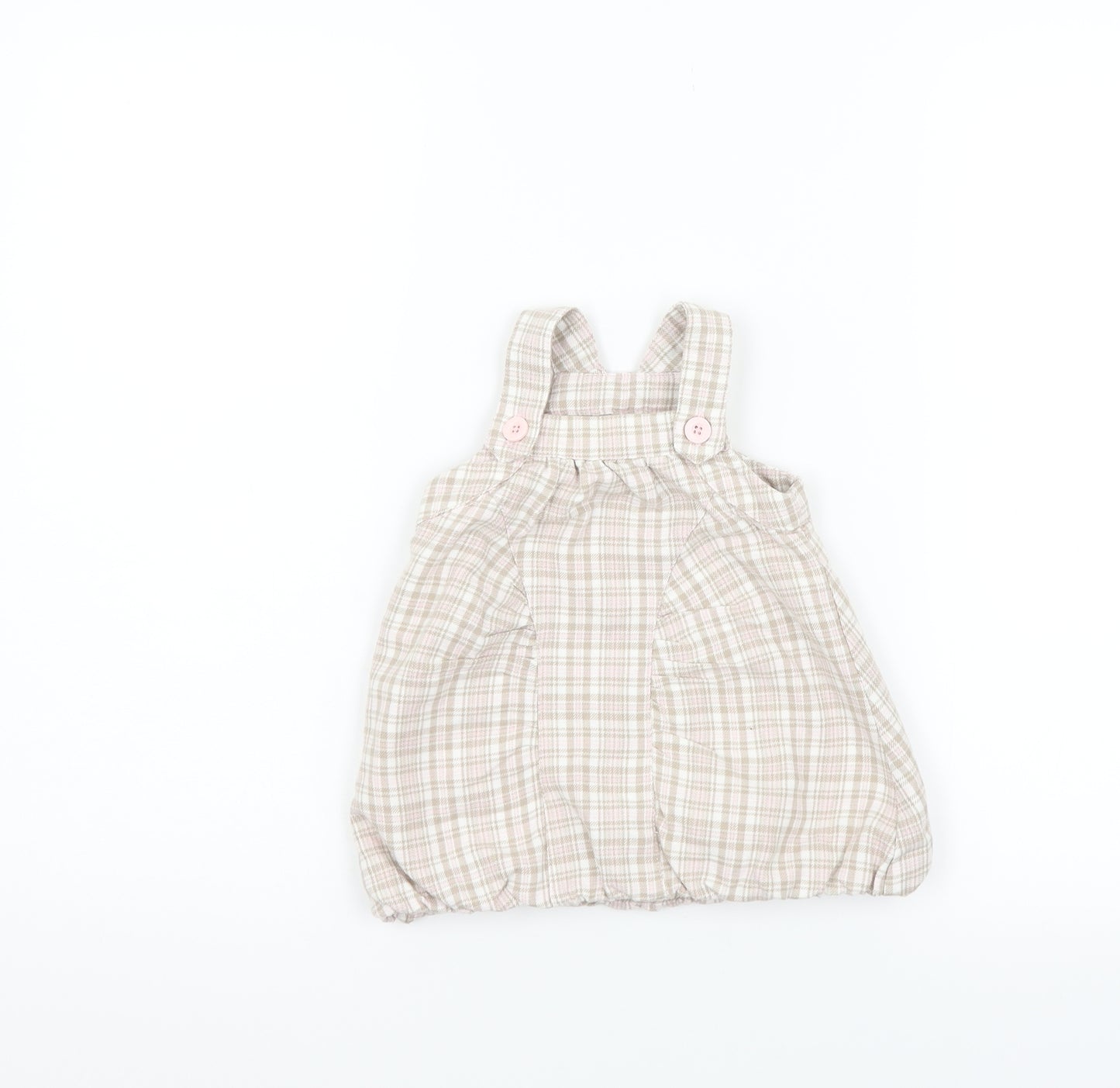 Cherokee Girls Pink Check  Fit & Flare  Size 3-6 Months