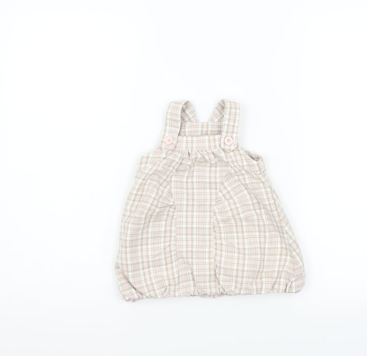 Cherokee Girls Pink Check  Fit & Flare  Size 3-6 Months