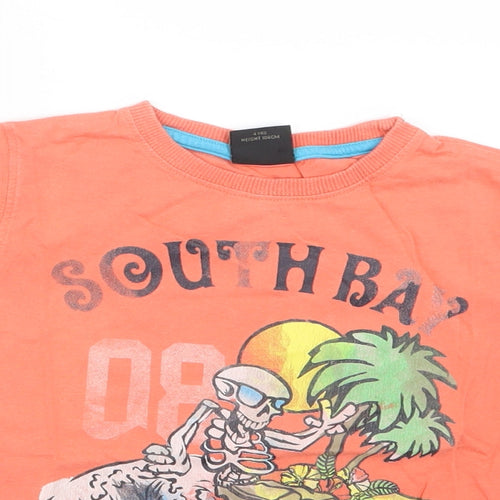 NEXT Boys Orange   Basic T-Shirt Size 4 Years