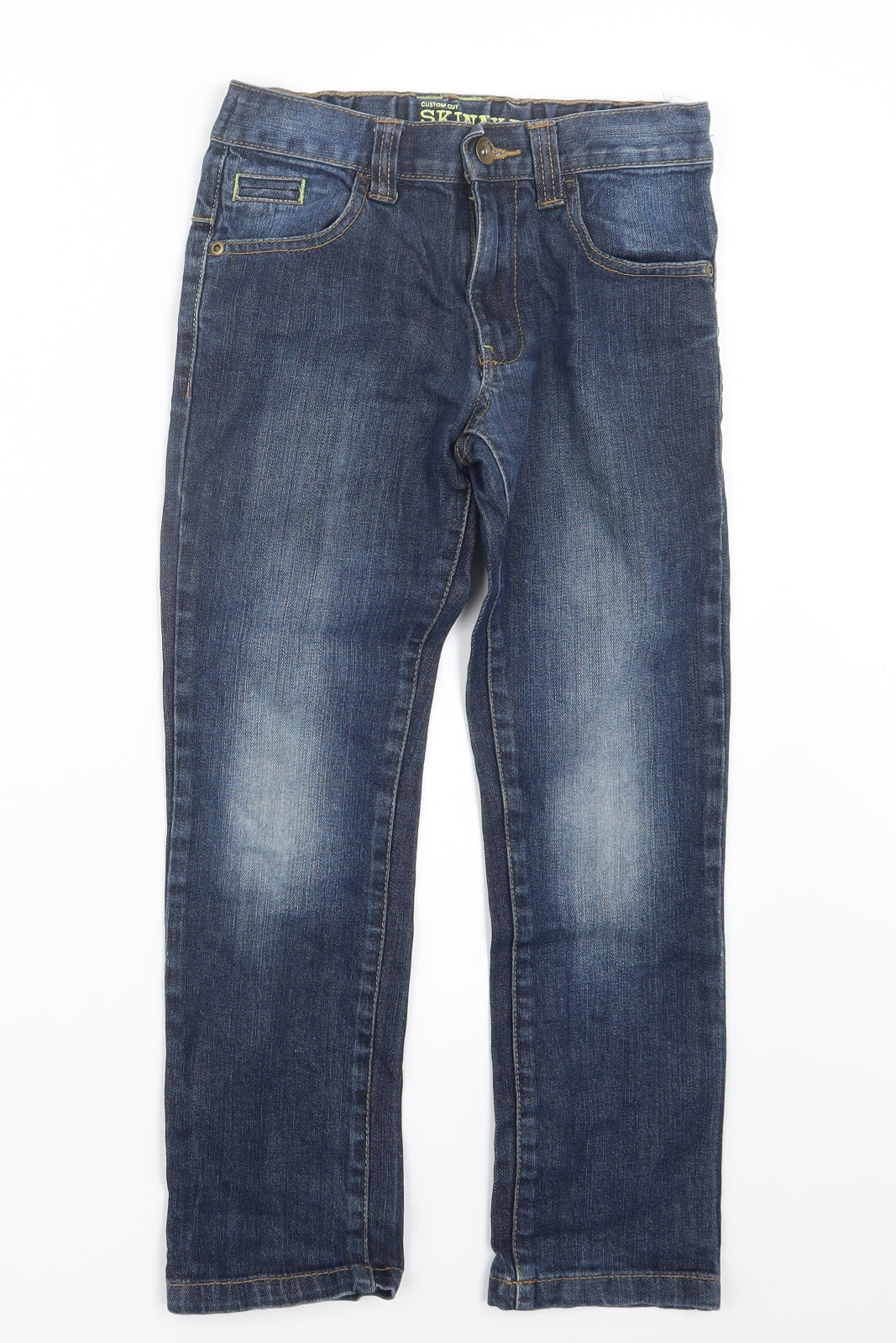 George Boys Blue  Denim Skinny Jeans Size 7-8 Years
