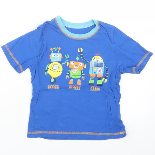 George Boys Blue   Basic T-Shirt Size 3-4 Years