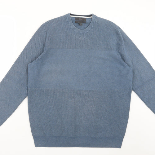 Marks and Spencer Mens Blue  Knit Pullover Jumper Size XL