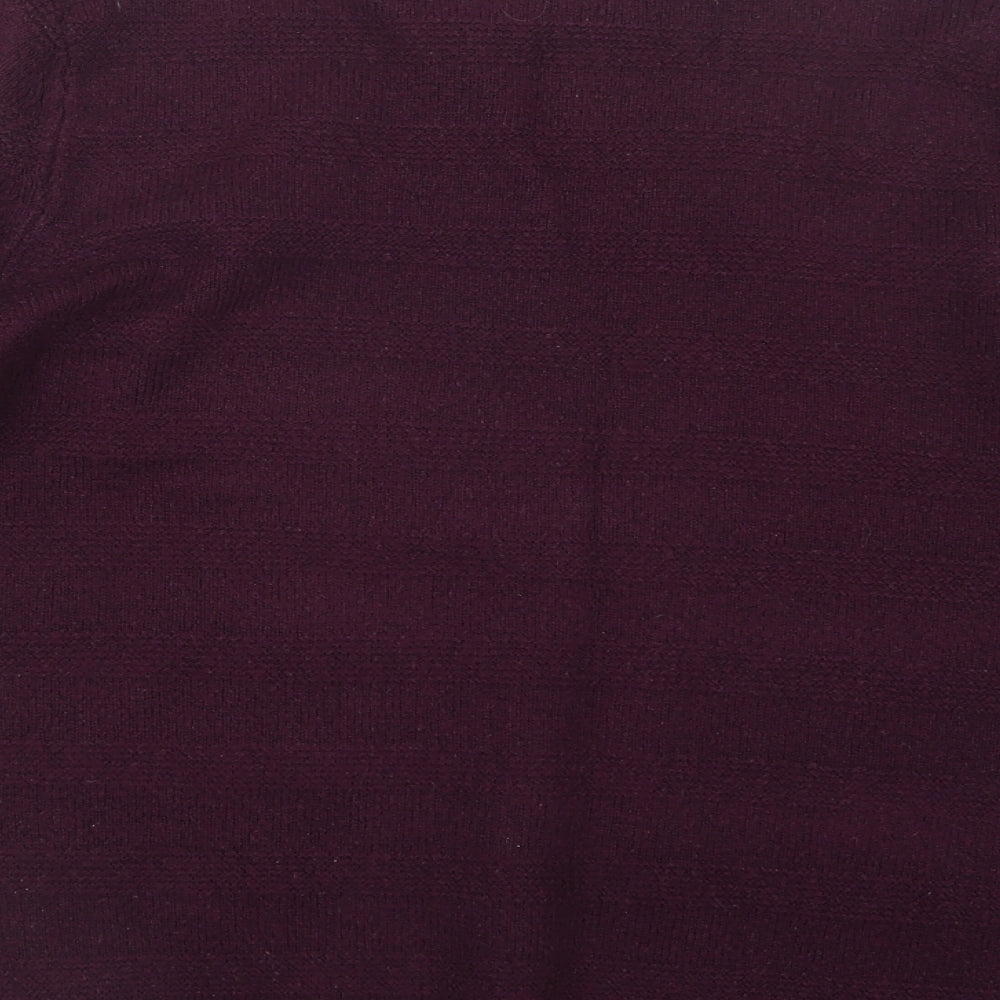 Marks and Spencer Mens Purple  Knit Pullover Jumper Size XL