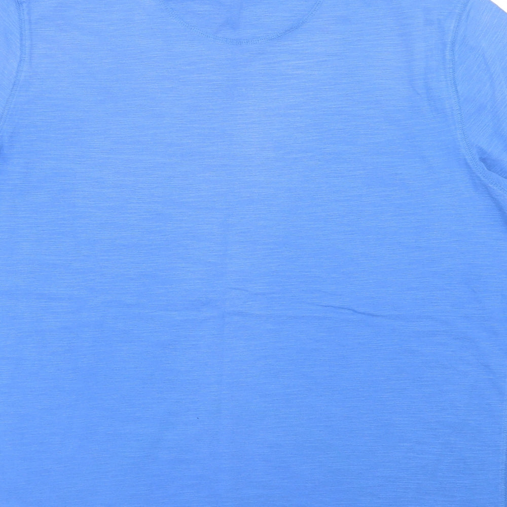 Marks and Spencer Mens Blue    T-Shirt Size L