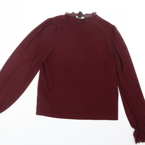 New Look Womens Purple   Pullover Jumper Size 10