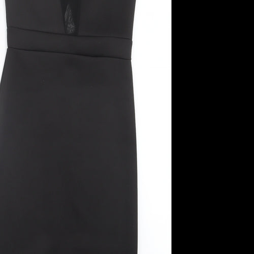 Preworn Womens Black   Pencil Dress  Size 8
