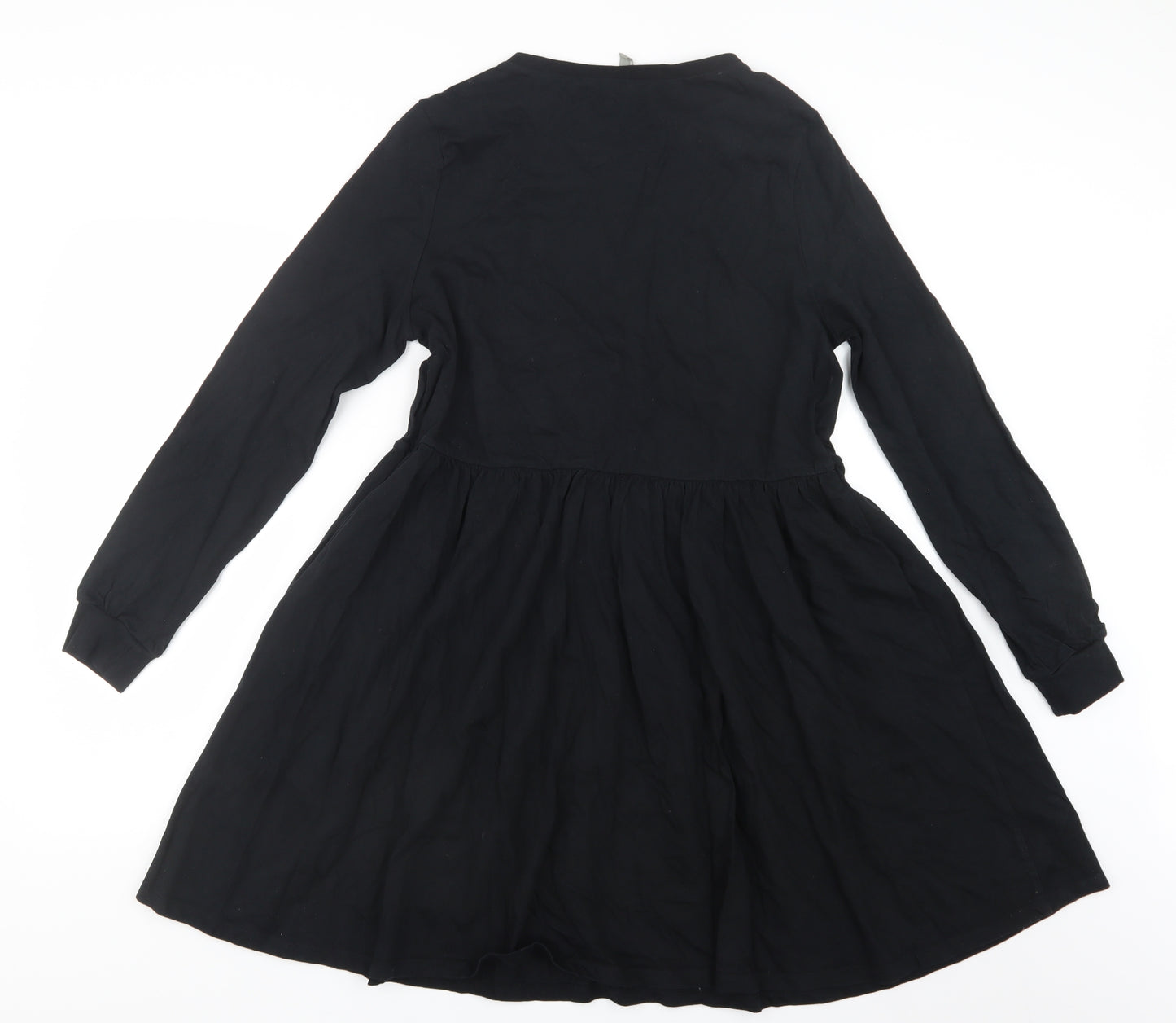 ASOS Womens Black   T-Shirt Dress  Size 14