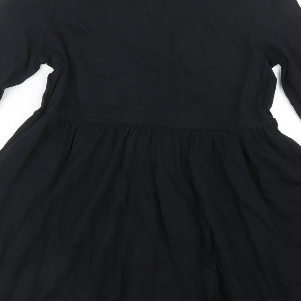 ASOS Womens Black   T-Shirt Dress  Size 14