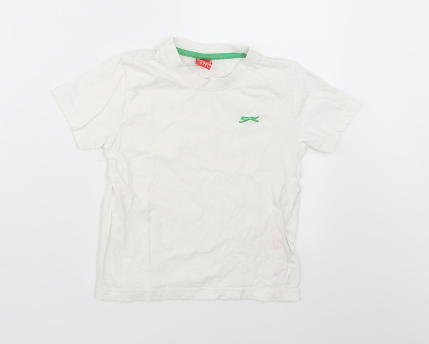 Slazenger Boys White   Basic T-Shirt Size 3-4 Years