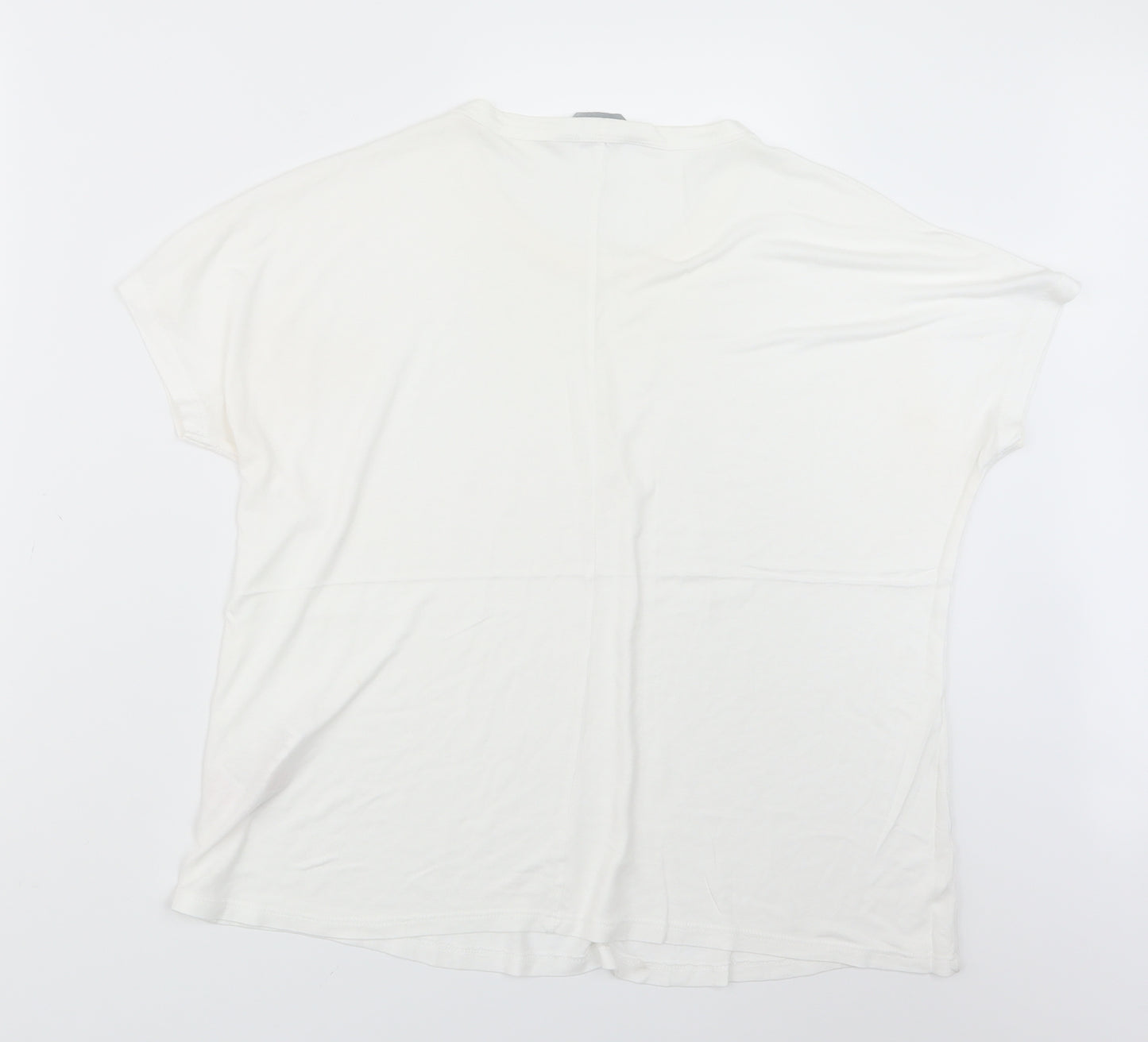 Dorothy Perkins Womens White   Basic T-Shirt Size 12