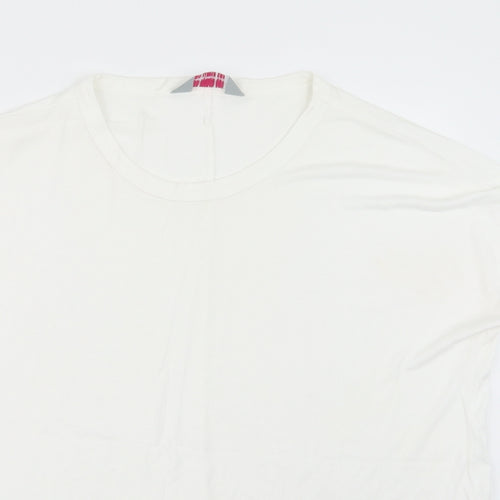 Dorothy Perkins Womens White   Basic T-Shirt Size 12