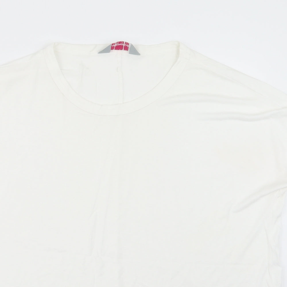 Dorothy Perkins Womens White   Basic T-Shirt Size 12