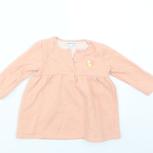 Vertbaudet Girls Pink   Shirt Dress  Size 24 Months