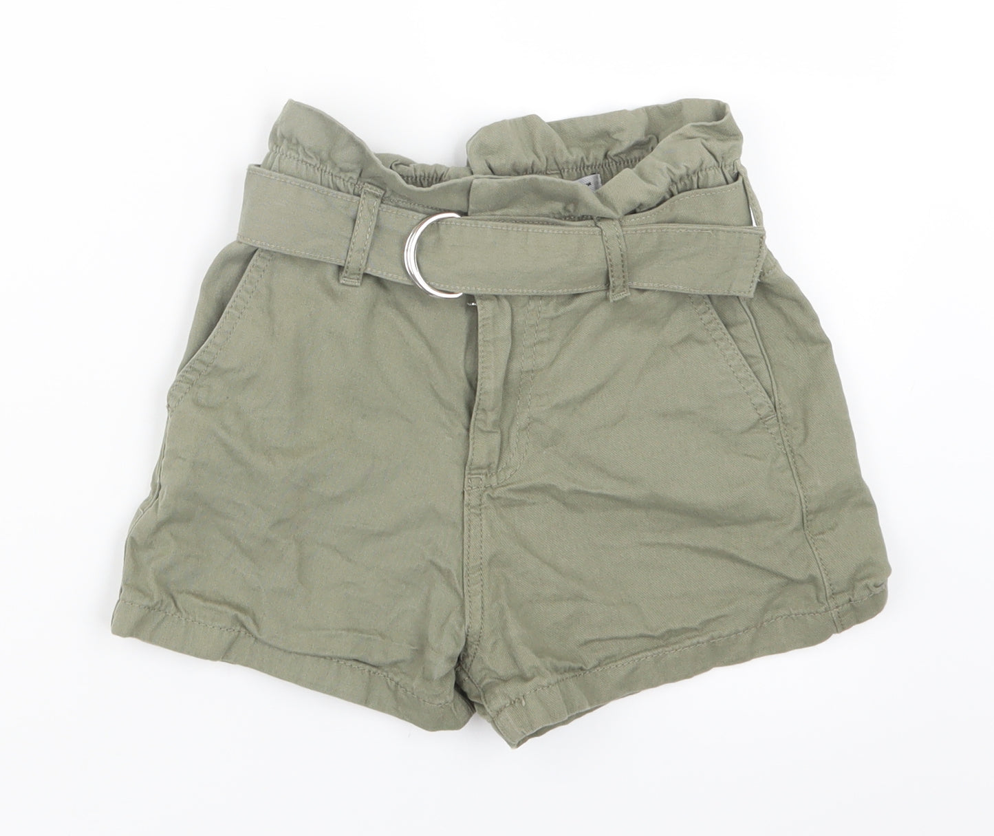 New Look Girls Green   Boyfriend Shorts Size 10 Years