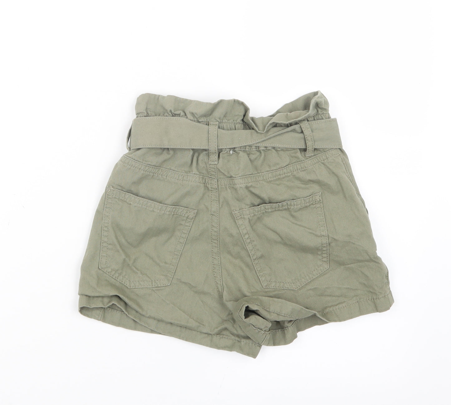 New Look Girls Green   Boyfriend Shorts Size 10 Years