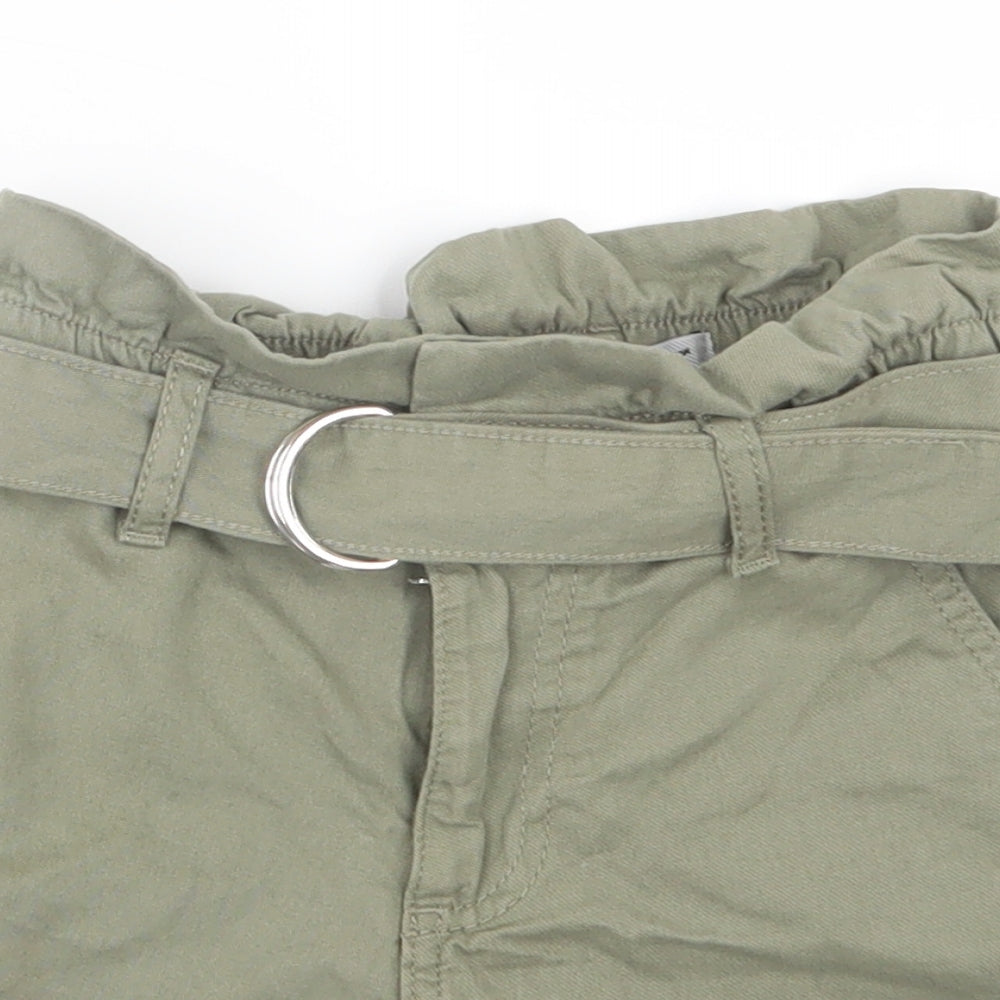 New Look Girls Green   Boyfriend Shorts Size 10 Years
