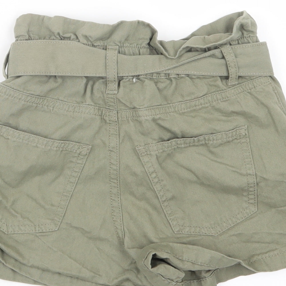 New Look Girls Green   Boyfriend Shorts Size 10 Years