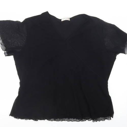 Bonmarché Womens Black   Basic Blouse Size XL