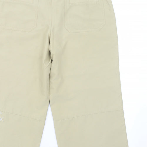 For Women Womens Ivory   Cropped Trousers Size 10 L21 in
