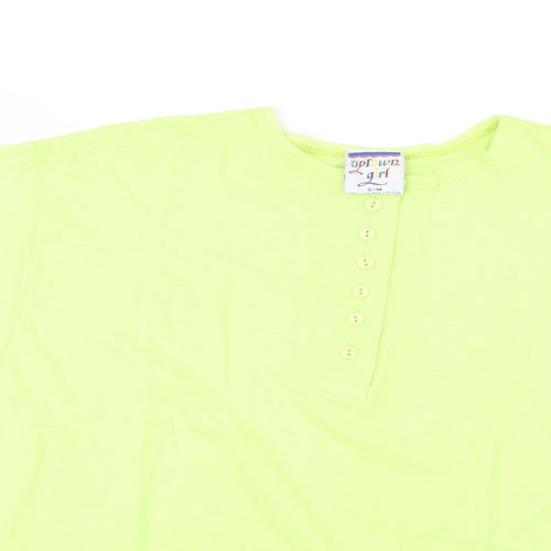 uptown girl Womens Green   Basic T-Shirt Size S