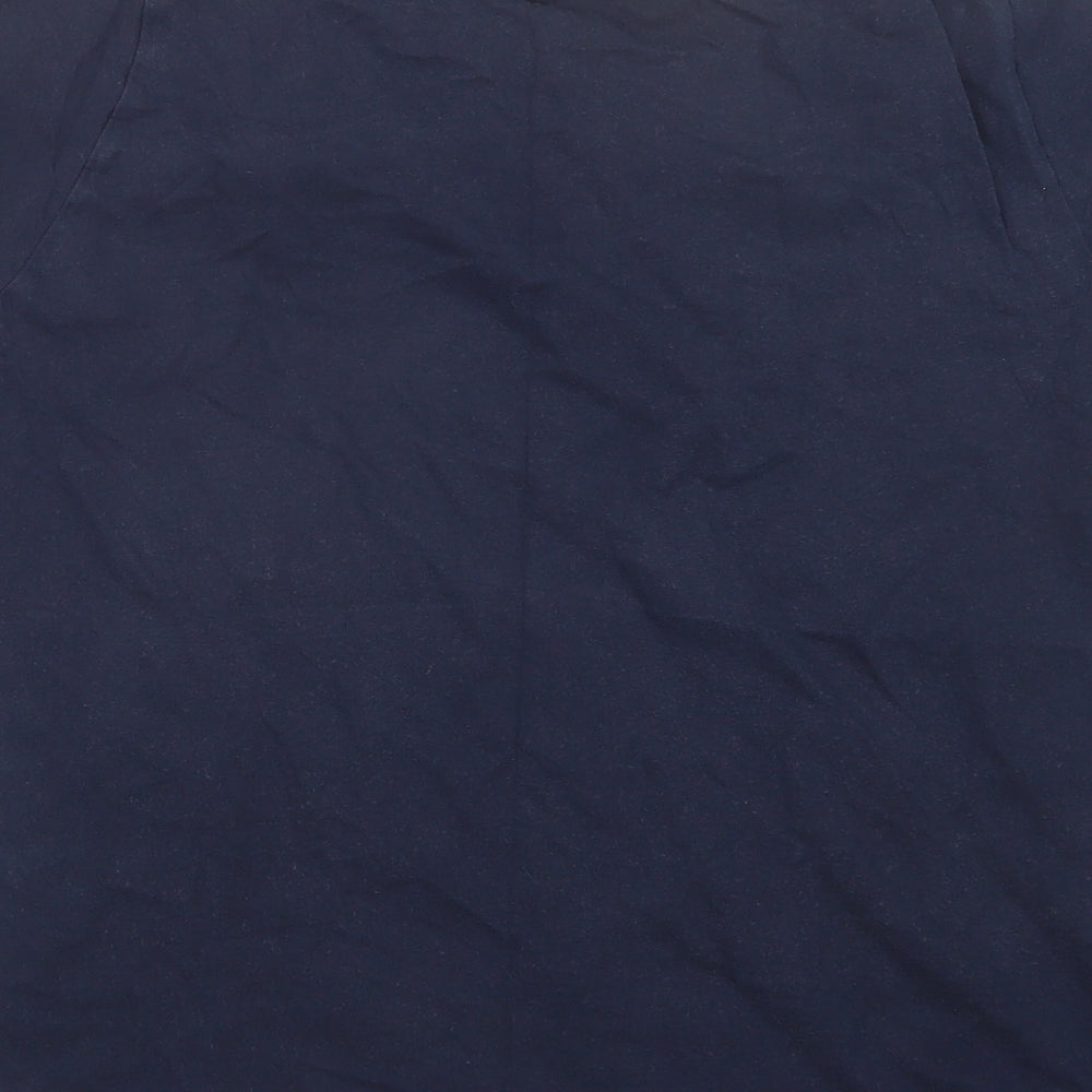 Marks and Spencer Womens Blue Geometric  Top Pyjama Top Size 16