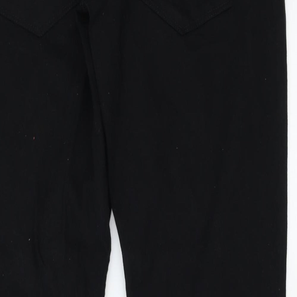 George  Mens Black   Straight Jeans Size 34 in L27 in