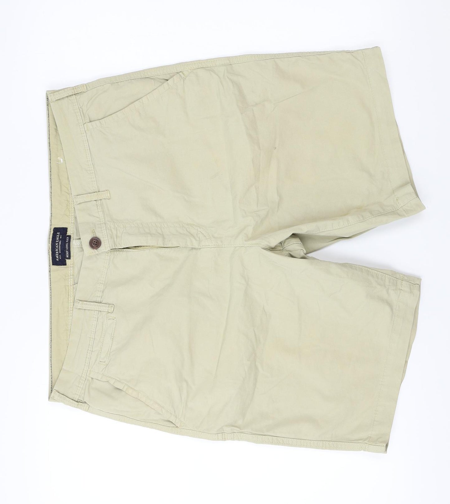 American Eagle  Mens Beige   Chino Shorts Size 38 in