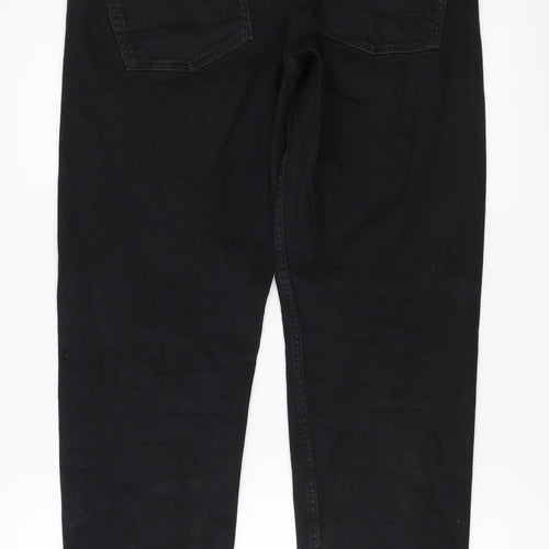 Preworn  Mens Black   Straight Jeans Size 34 in L32 in