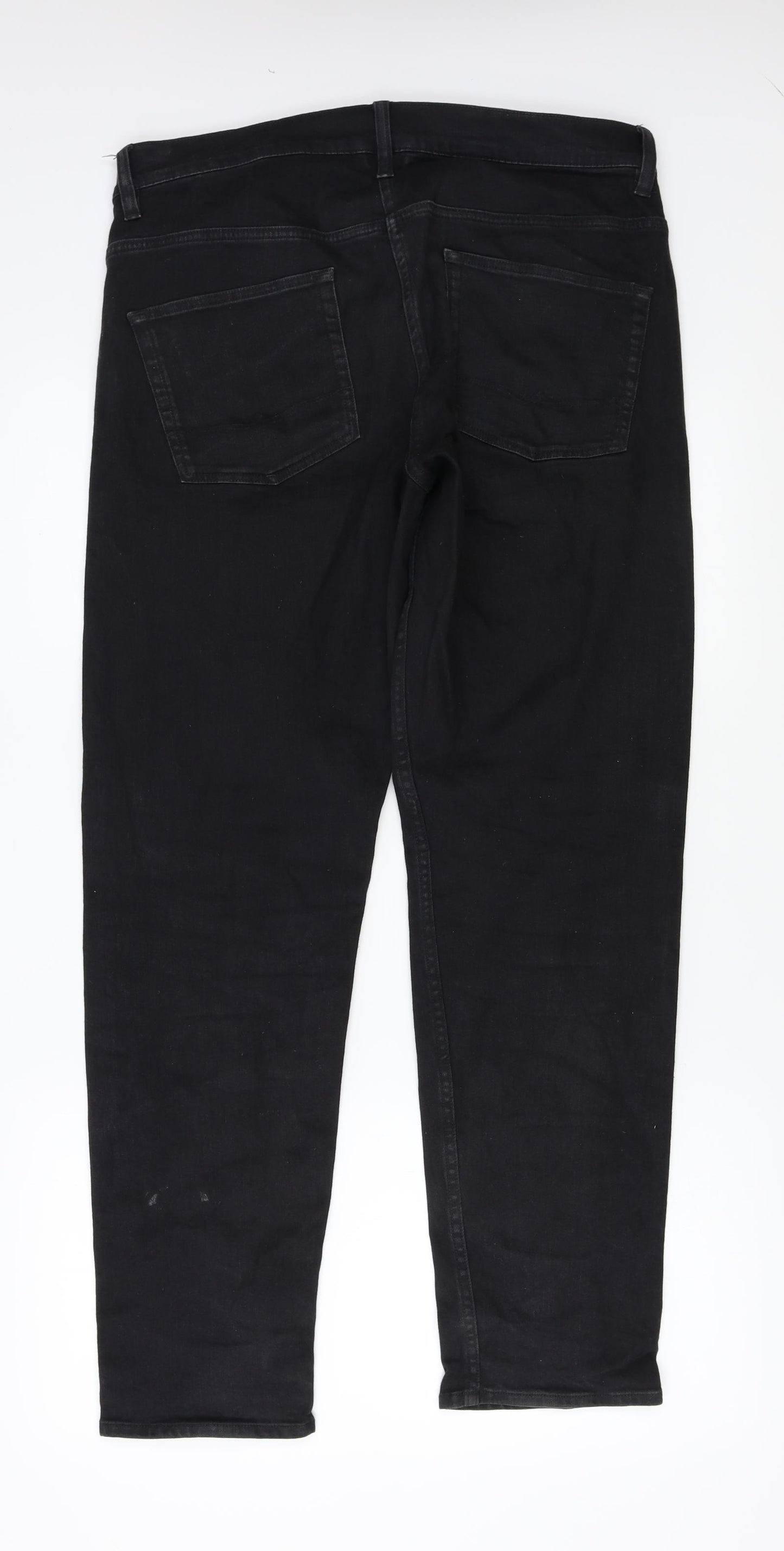 Preworn  Mens Black   Straight Jeans Size 34 in L32 in