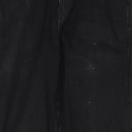 Preworn  Mens Black   Straight Jeans Size 34 in L32 in