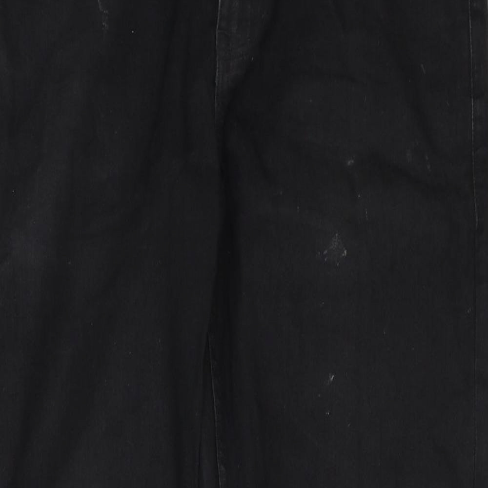 Preworn  Mens Black   Straight Jeans Size 34 in L32 in