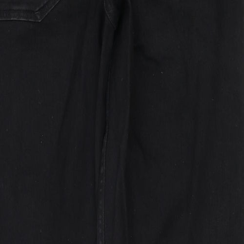 Preworn  Mens Black   Straight Jeans Size 34 in L32 in