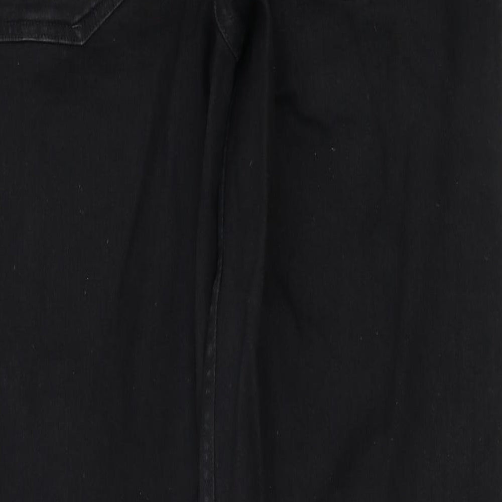 Preworn  Mens Black   Straight Jeans Size 34 in L32 in