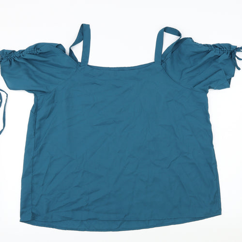 Simply Be  Womens Green   Basic Blouse Size 22
