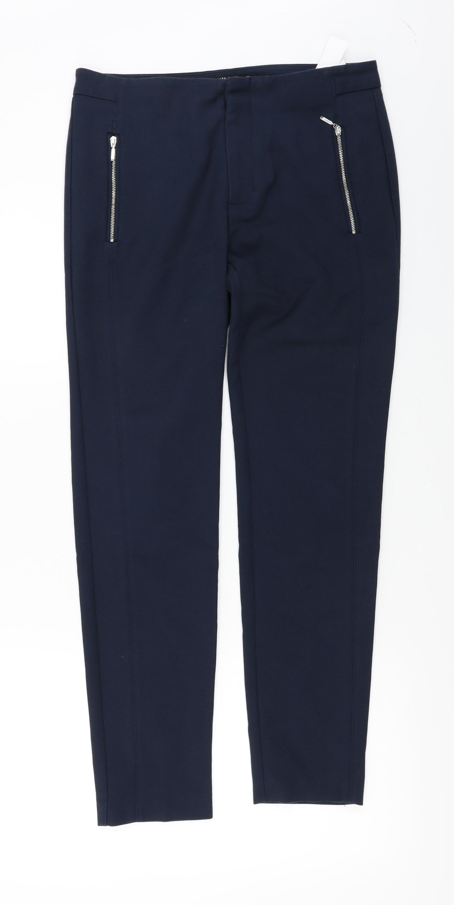 Zara  Womens Blue   Trousers  Size M L25 in
