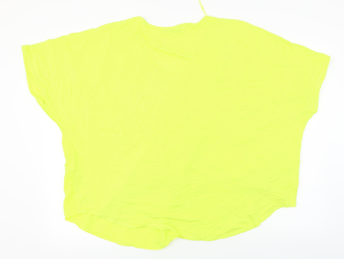 George  Womens Yellow   Basic Blouse Size 16