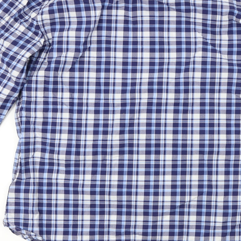 Crew Clothing company  Mens Blue Check   Button-Up Size S