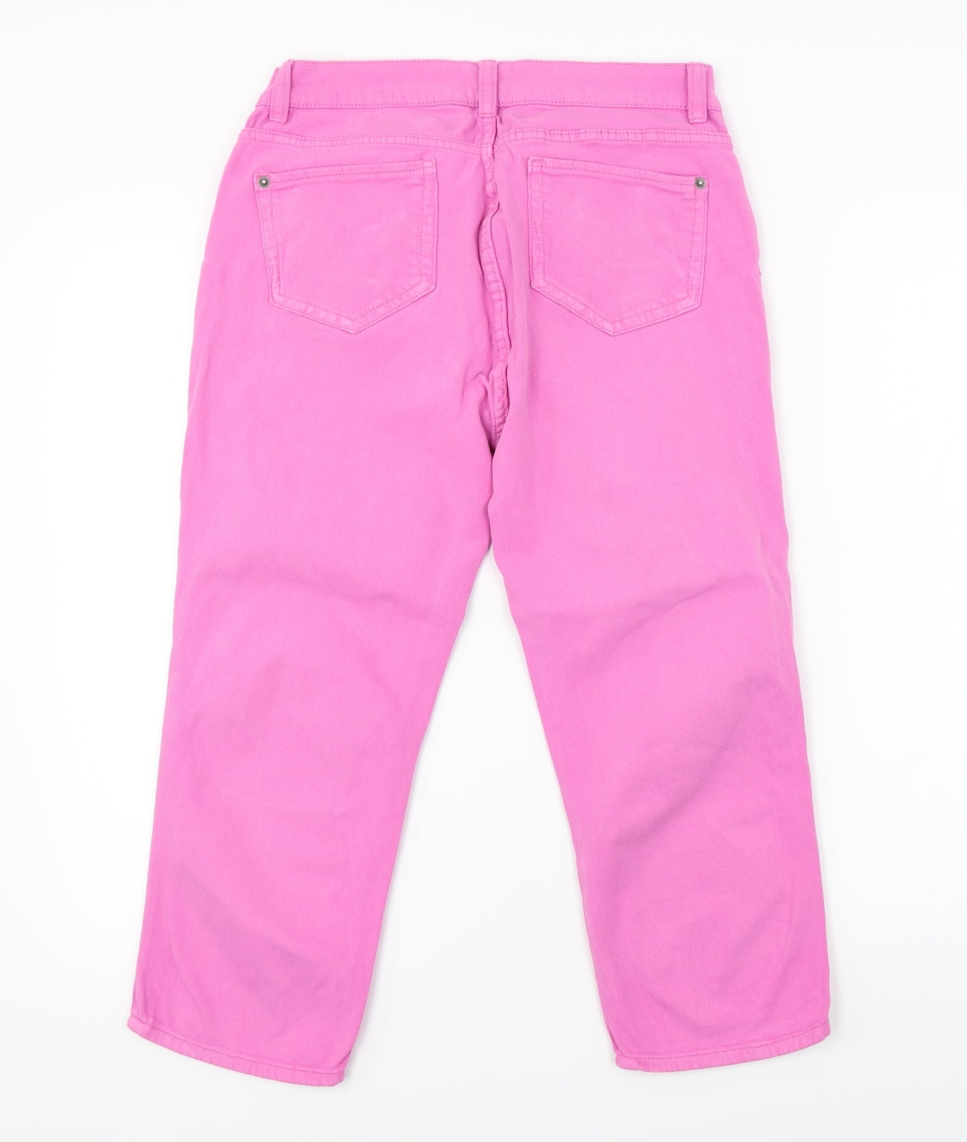 White Stuff  Womens Pink Paisley  Straight Jeans Size 10 L21 in