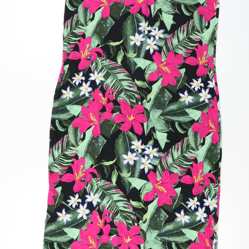 F&F  Womens Green Floral  Basic Blouse Size 10