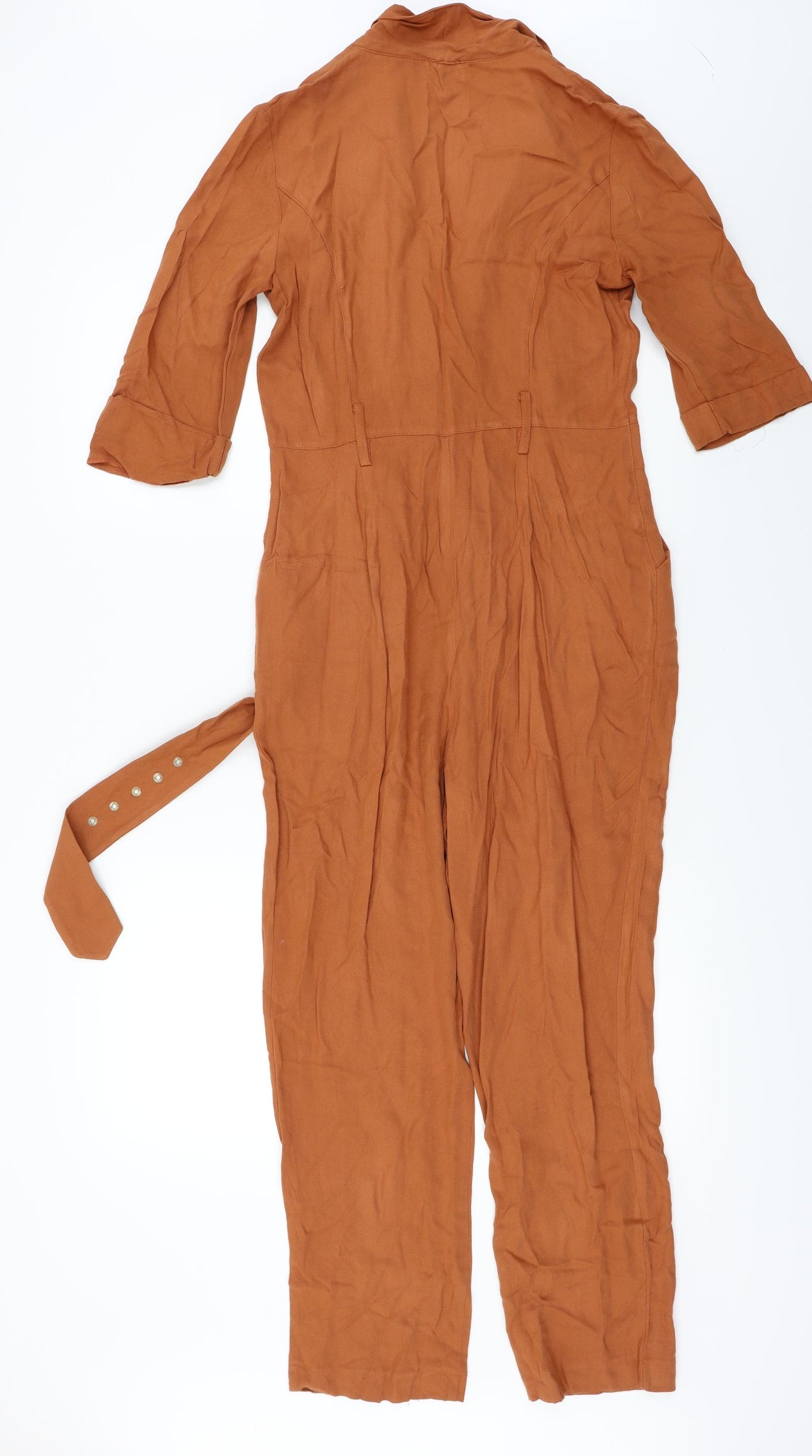 Miss Selfridge  Womens Brown   Jumpsuit One-Piece Size 8