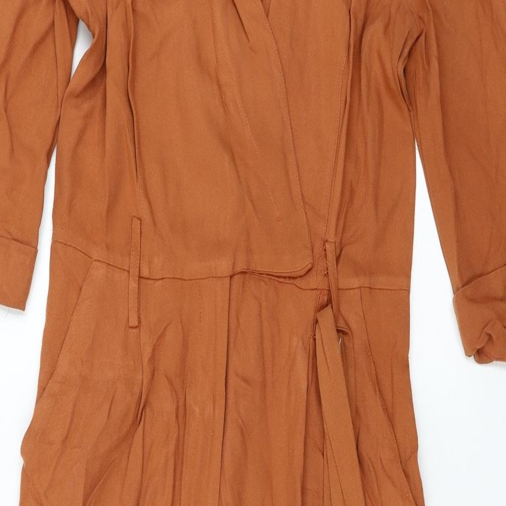 Miss Selfridge  Womens Brown   Jumpsuit One-Piece Size 8