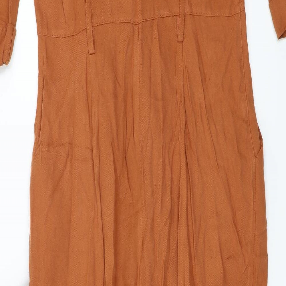 Miss Selfridge  Womens Brown   Jumpsuit One-Piece Size 8