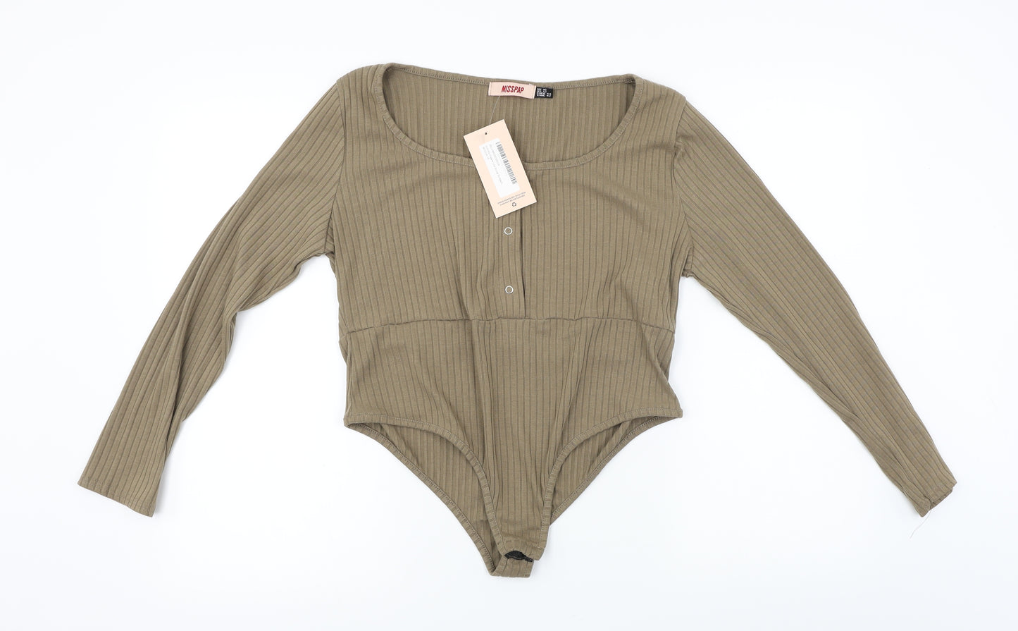 MISSAP  Womens Brown   Bodysuit One-Piece Size 16