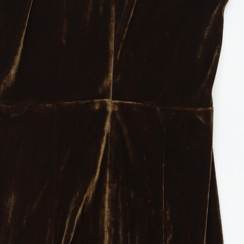 Boohoo  Womens Brown   Bodycon  Size 16