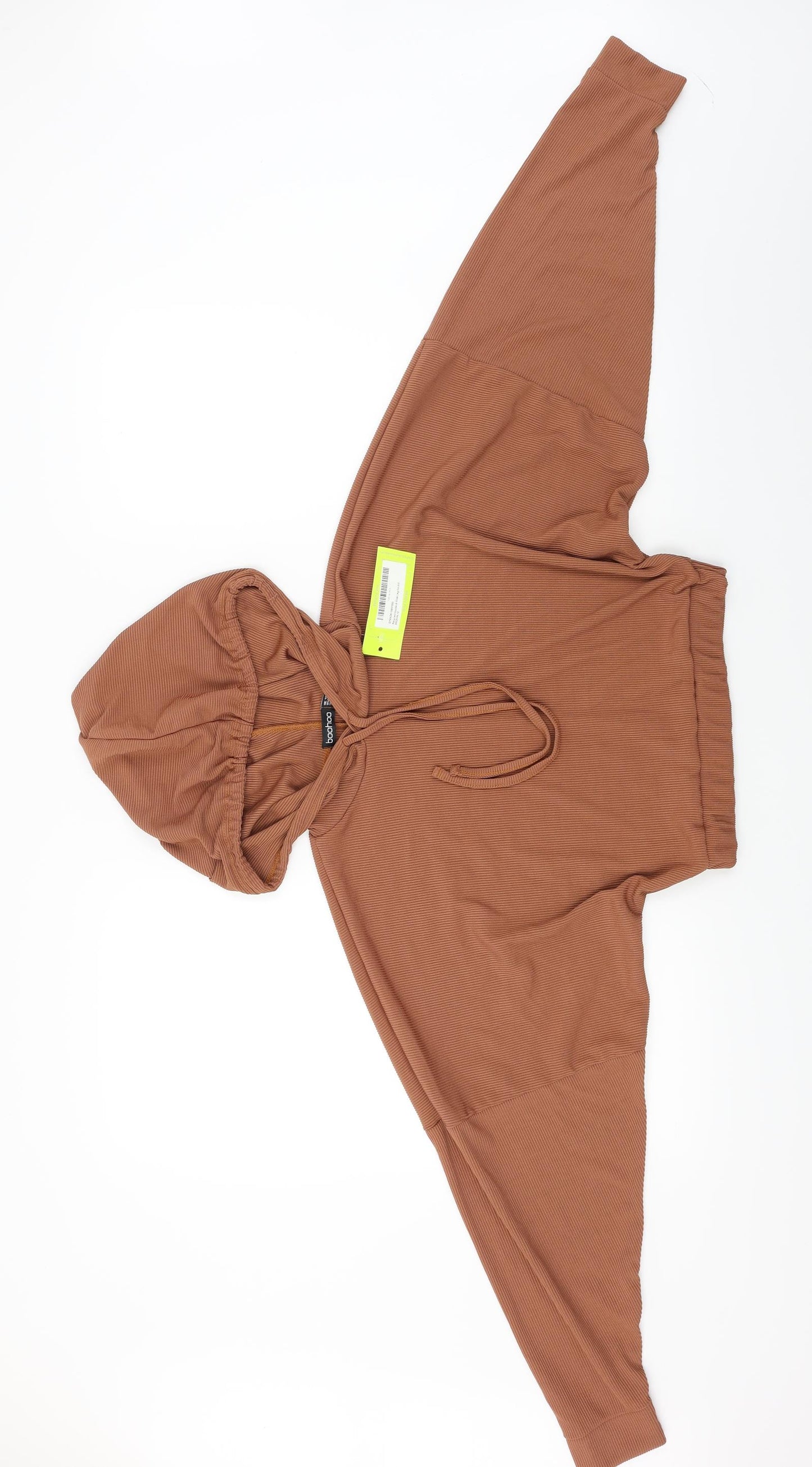 Boohoo  Womens Brown   Pullover Hoodie Size 10