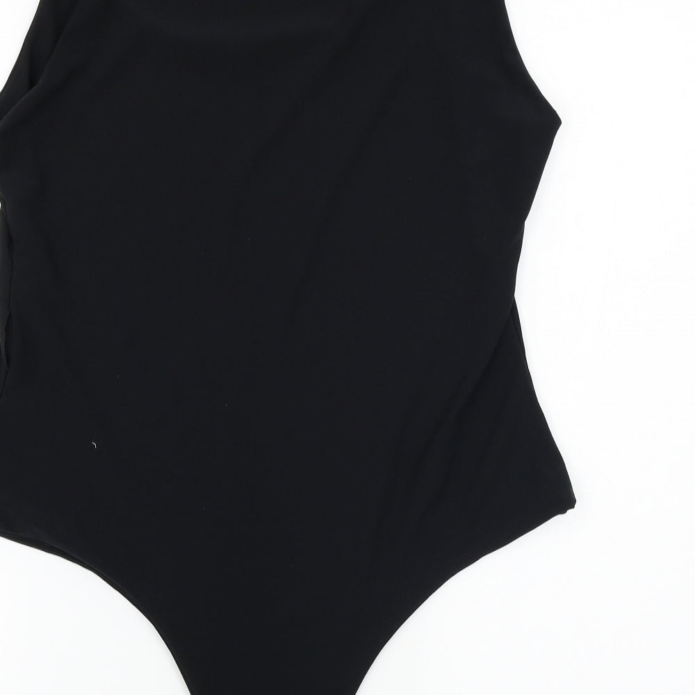 Boohoo  Womens Black   Bodysuit One-Piece Size 18