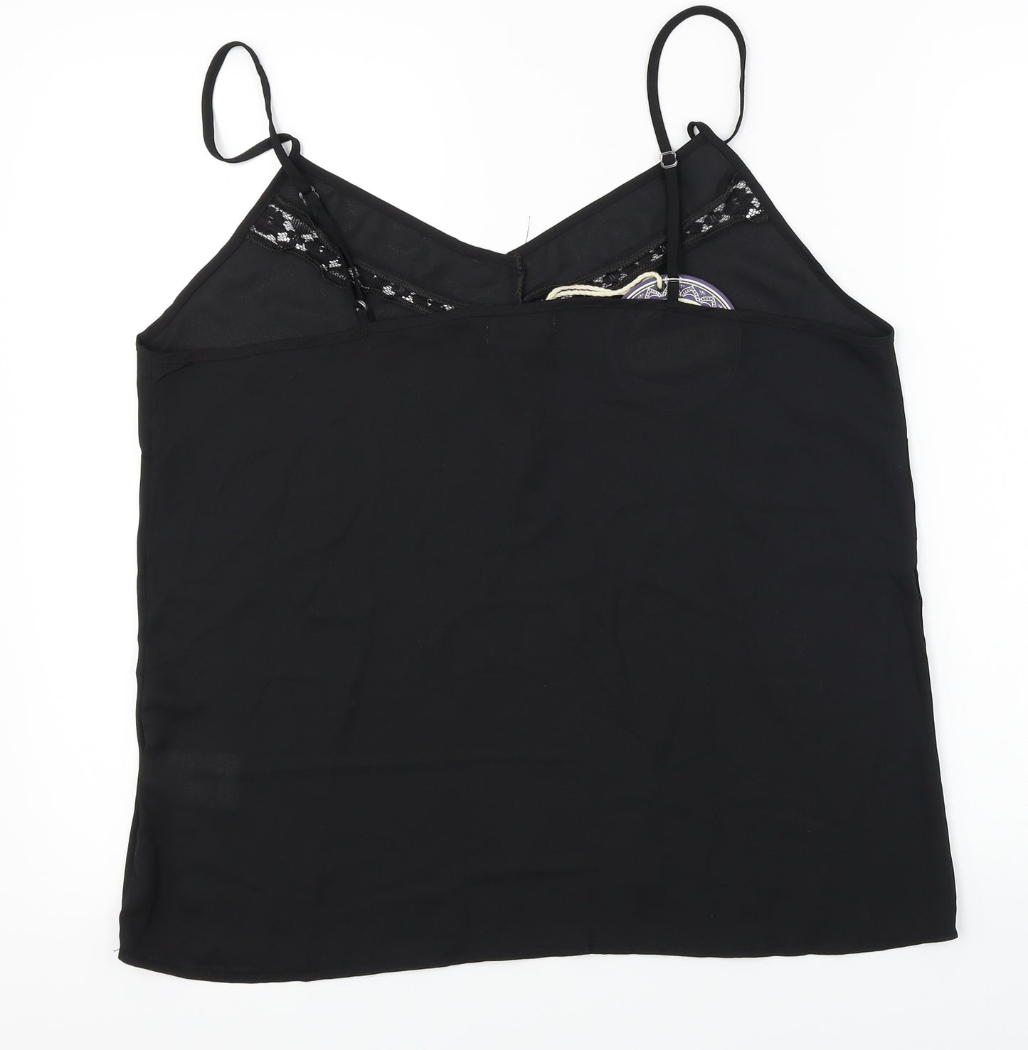 Brave Soul  Womens Black   Basic Blouse Size L